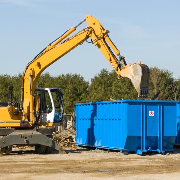 is there a minimum or maximum amount of waste i can put in a residential dumpster in Genola